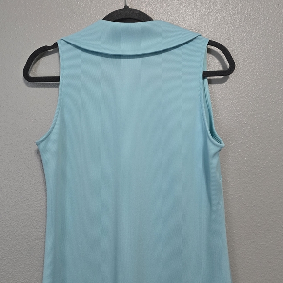 Boston Proper Sleeveless Collared Rib Knit Dress - Picture 4 of 7